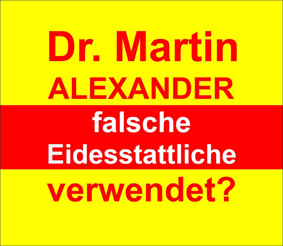Dr. Martin Alexander